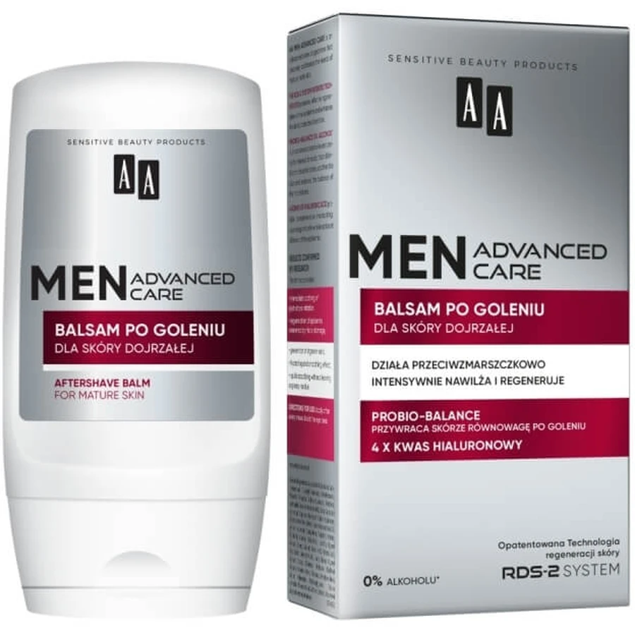 AA Men Advanced Care Bálsamo Aftershave para Pieles Maduras ...