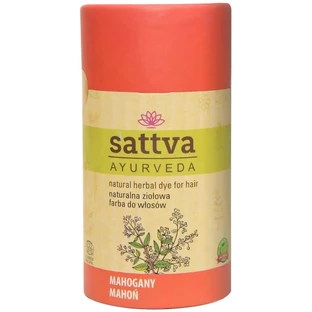 Sattva Naturalna ziołowa farba do włosów Mahoń 150 g