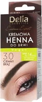 DELIA HENNA Augenbrauencreme 3.0 Dunkelbraun mit Öl ...