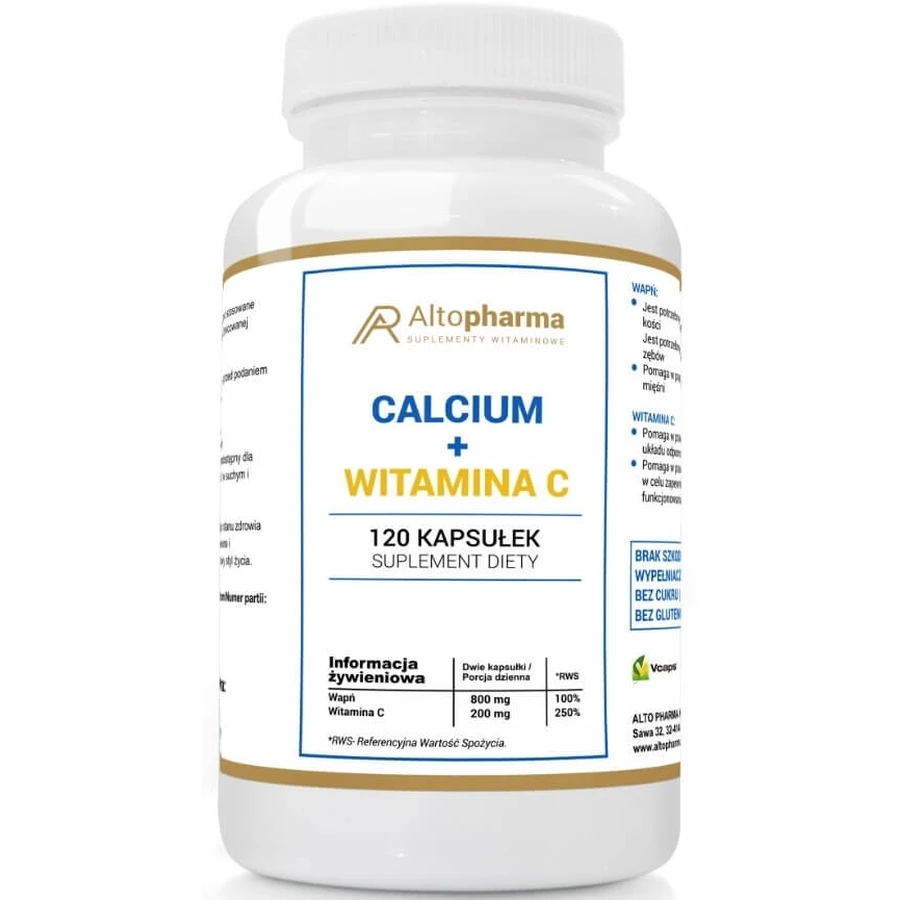 Altopharma Calcium + Vitamin C 120 capsules