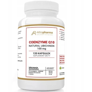 Altopharma Coenzyme Q10 Natural Ubiquinone 100mg 120 caps.
