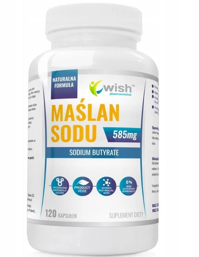 Wish Sodium Butyrate 120 capsules