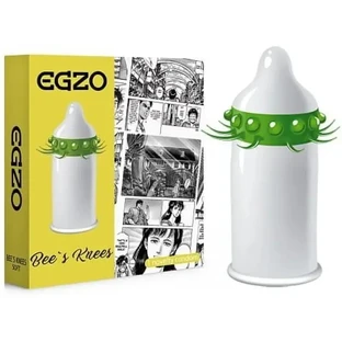 Preservativo Egzo Bee's Knees con pinchos acariciadores Soft 1 ...