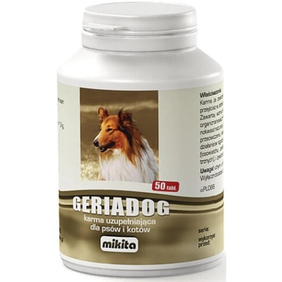 MIKITA GERIADOG 50 TABLETTEN FÜR ÄLTERE, GESCHWÄCHTE HUNDE, ...