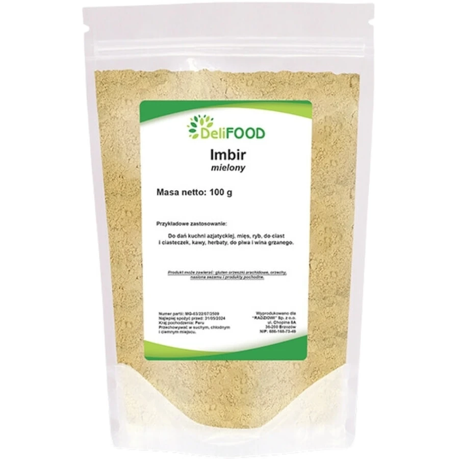 DeliFOOD Gemahlener Ingwer 100 g