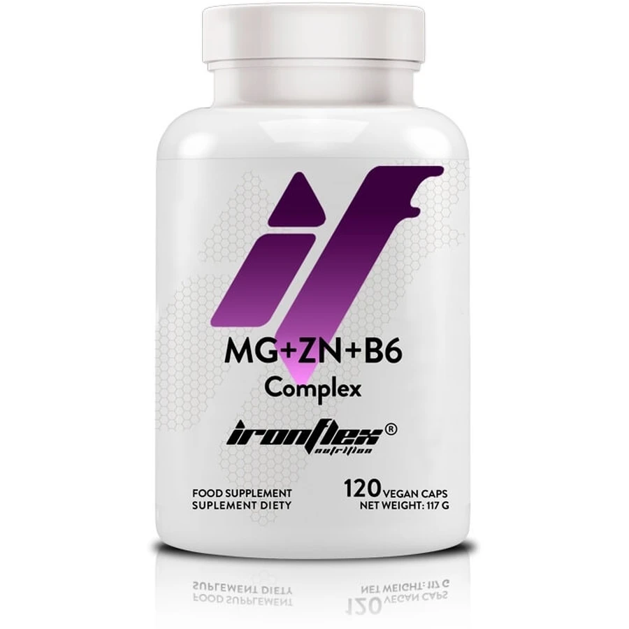 IronFlex Mg+Zn+B6 120 capsules