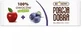 Pure Life Hojas de Fruta Manzana y Ciruela Snack 16 g