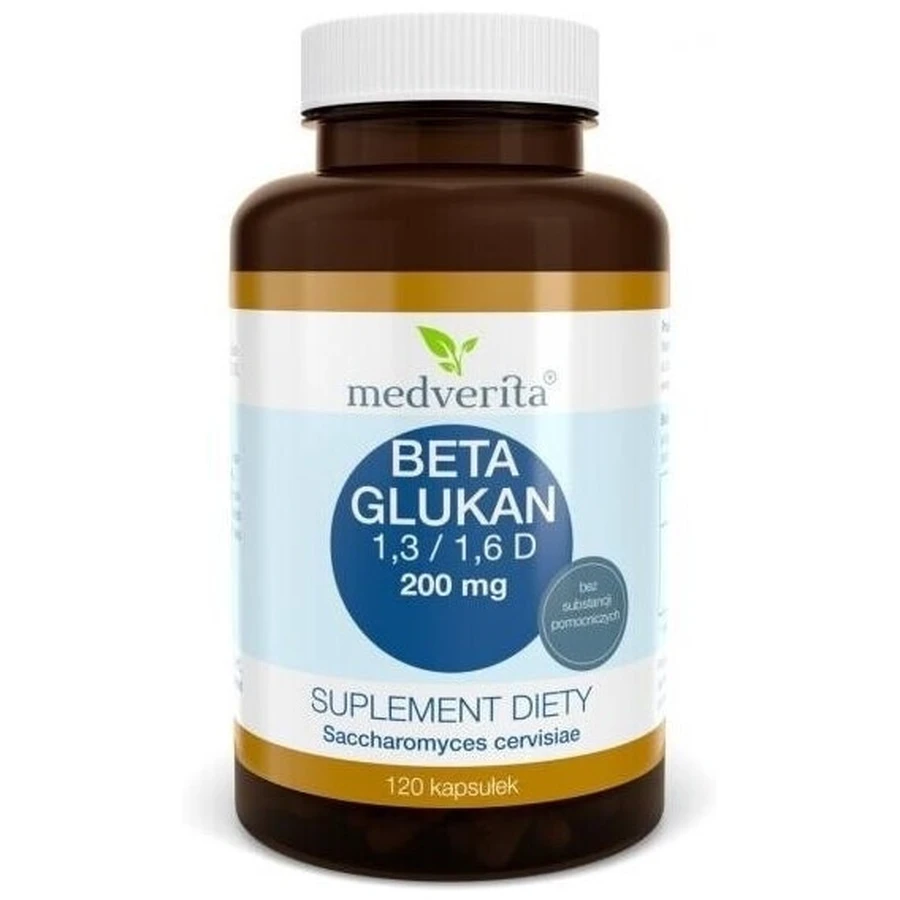 Medverita Beta Glucan 200 mg 120 Kapseln