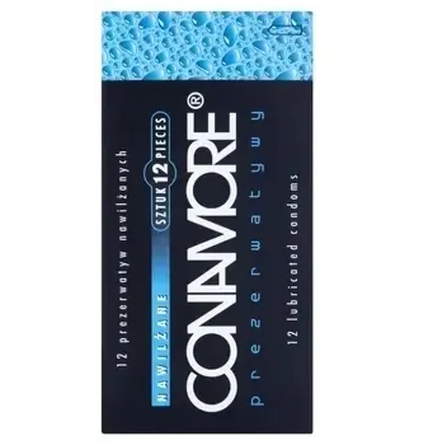 Unimil CONAMORE WET moistened condoms 12 pcs.