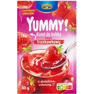 Kruger ¡Qué rico! Cup kisel sabor fresa 30g