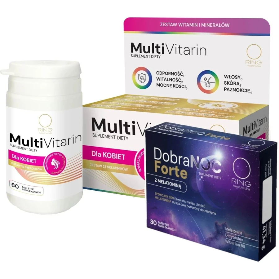 Ring MultiVitarin para mujer 60 comprimidos + Ring Goodnight ...