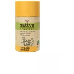 Sattva Naturalna ziołowa farba do włosów Jasny blond 150 g