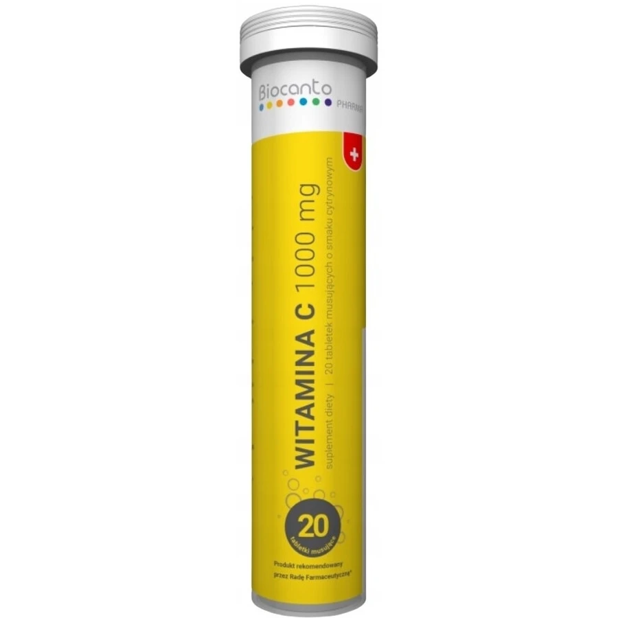 Vitamin C 1000 mg 20 effervescent tablets