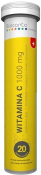 Vitamin C 1000 mg 20 effervescent tablets