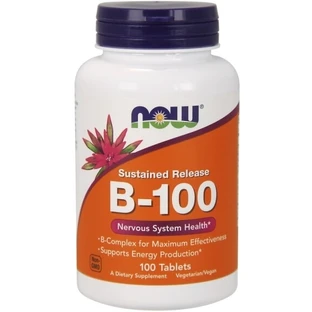 NOW FOODS B-100 Extended B Vitamin Complex ...