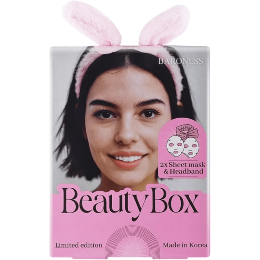 Baroness Beauty Box Set: Stirnband + 2 Masken