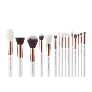 Jessup Weiß/Rosegold Mix Haarbürste Set mit 15 Bürsten