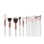 Jessup Weiß/Rosegold Mix Haarbürste Set mit 15 Bürsten