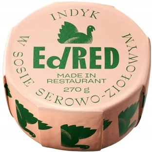 Ed Red Pavo con queso y salsa de hierbas 270 g