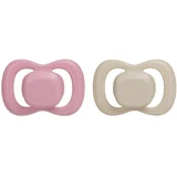 B.BOX fopspeen 6m+ Roze/Crème 2 stuks