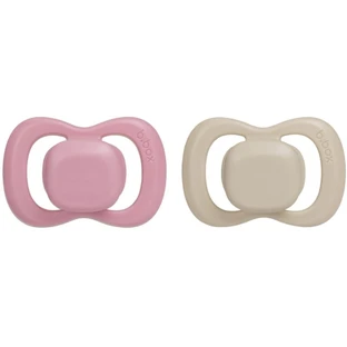 B.BOX Baby Schnuller 6m+ Rosa/Creme 2 Stück