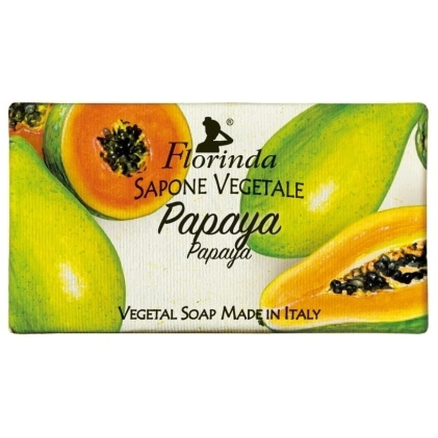 FLORINDA Natuurlijke plantaardige zeep papaja 100 g