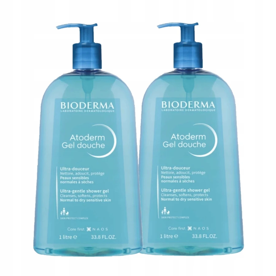 BIODERMA Atoderm Gel Douche 1 l Multi-pack × 2