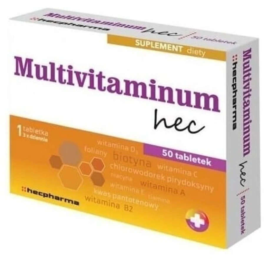 Multivitaminum Hec 50 tablets