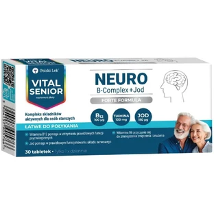 Vital Senior Neuro B-Complex + Jodium 30 tabletten.