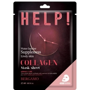 BERGAMO HELP ! Feuille de masque élastifiant au collagène ...