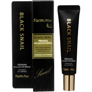 Farmstay Black Snail Premium Rolling Eye Serum 25 ml.