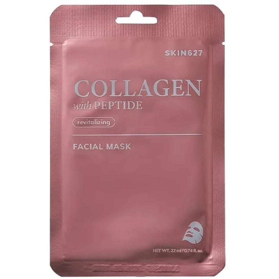 SKIN627 Revitalisierende Gesichtsmaske Kollagen und Peptide 22 ...