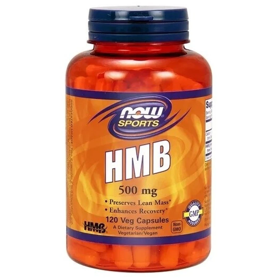 Now Foods HMB 500 mg Sport 120 cápsulas.