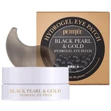 Petitfee Zwarte Parel & Goud Hydrogel Ooglapjes 60 stuks.
