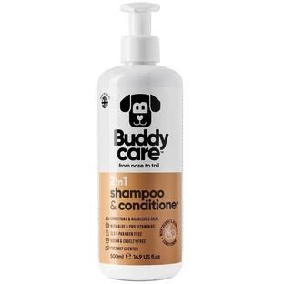 Buddycare Shampoo en Conditioner voor Honden 2-in-1, Kokosnoot met Aloë Vera en ...