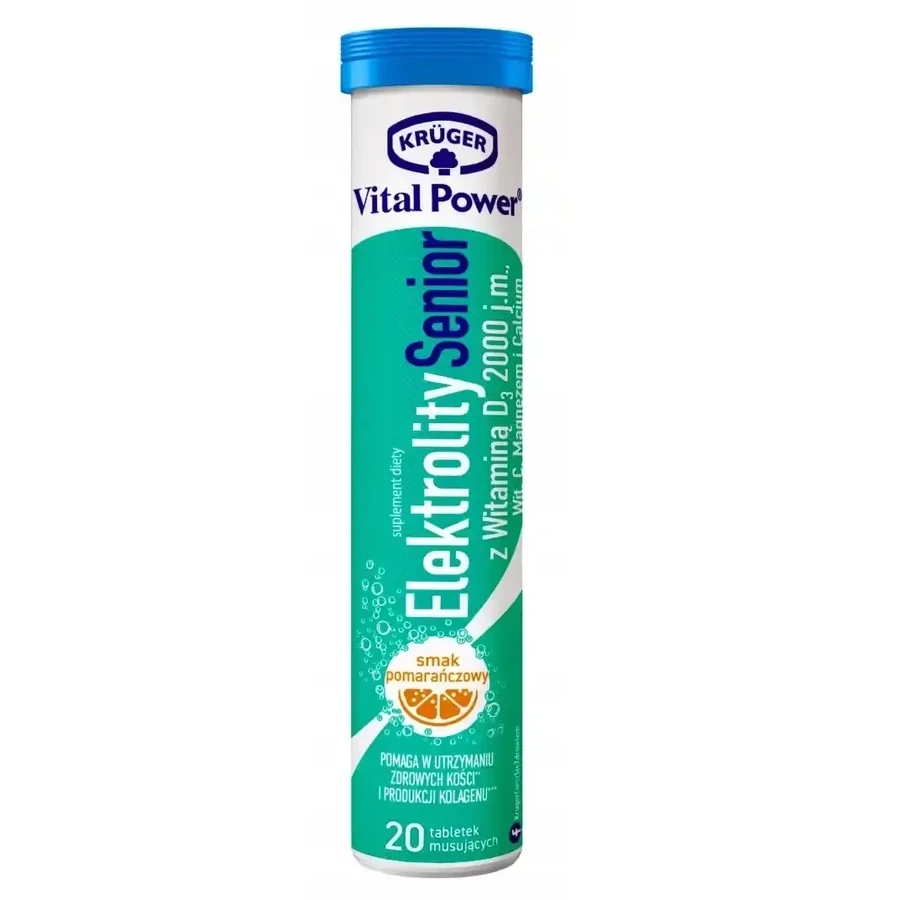 Kruger Vital Power Senior Elektrolyten met Vitamine D3 2000 ...