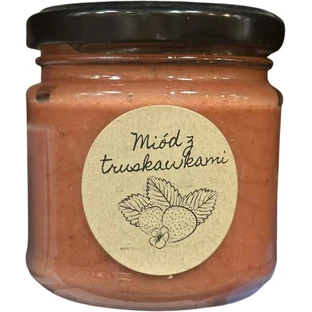 Dworskie miody Honig mit Erdbeeren 250 g