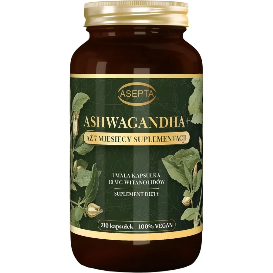 Asepta Ashwagandha+ 210 Kapseln