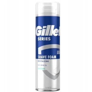 Gillette Sensitive Green Tea Shaving Foam 200 ml.