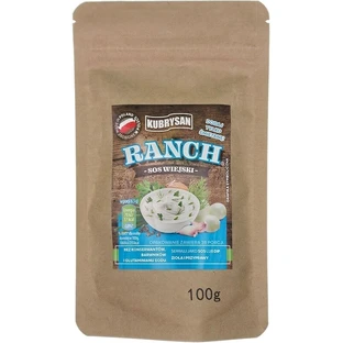 KUBRYSAN Ranch zoutarme knoflook landsaus 100 g