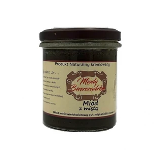 Miody Bieszczadzkie Honing met munt 400 g