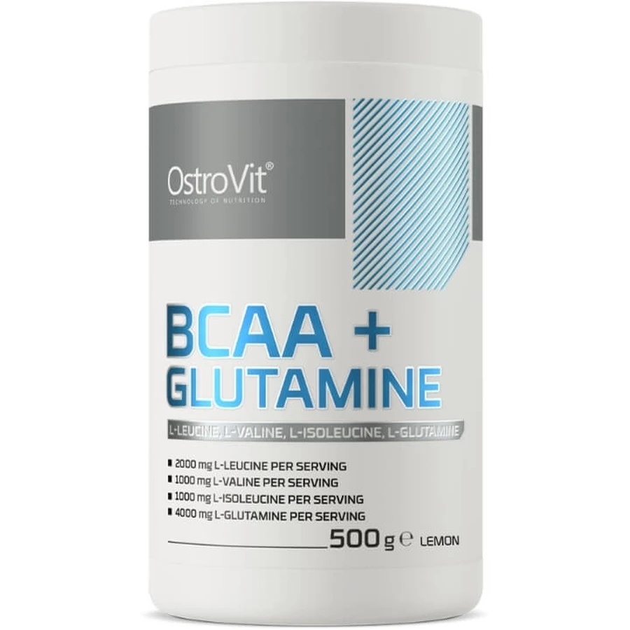 OstroVit BCAA + Glutamin Zitrone 500 g