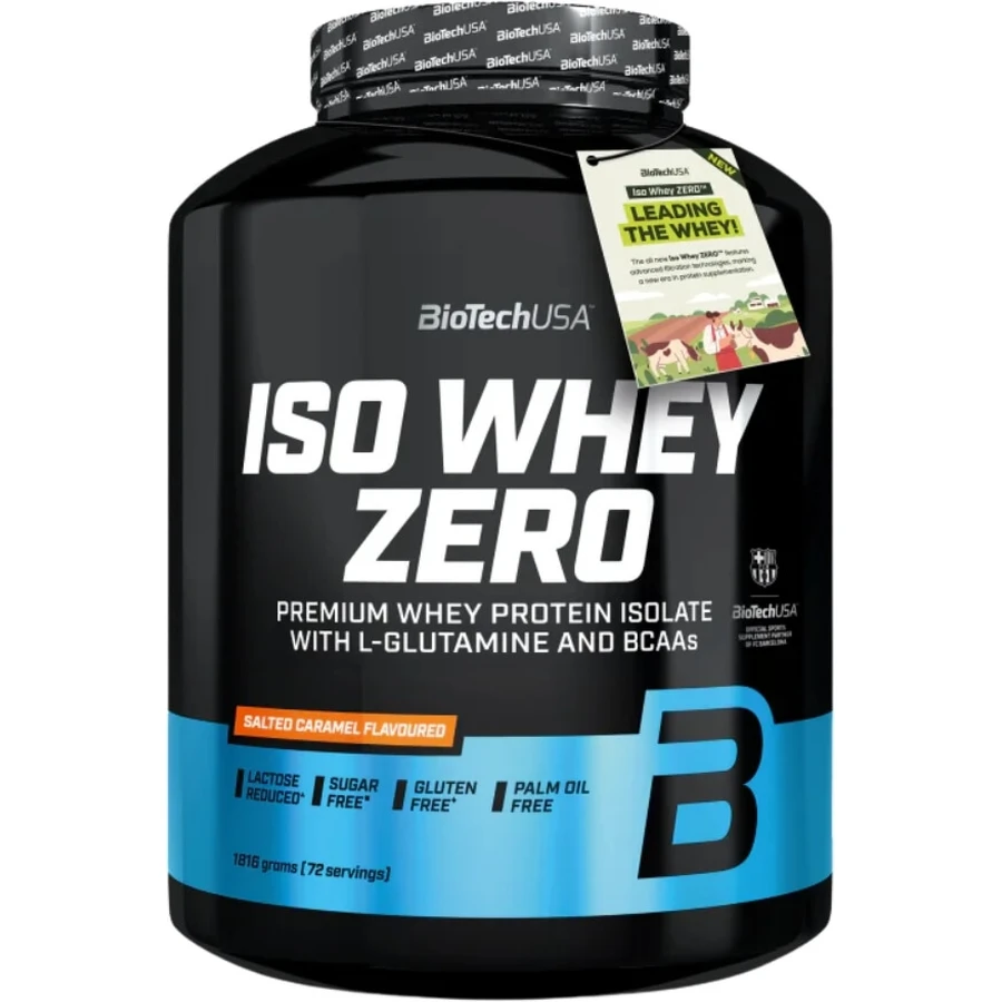 BioTech USA Iso Whey Zero protéine au goût de caramel salé ...