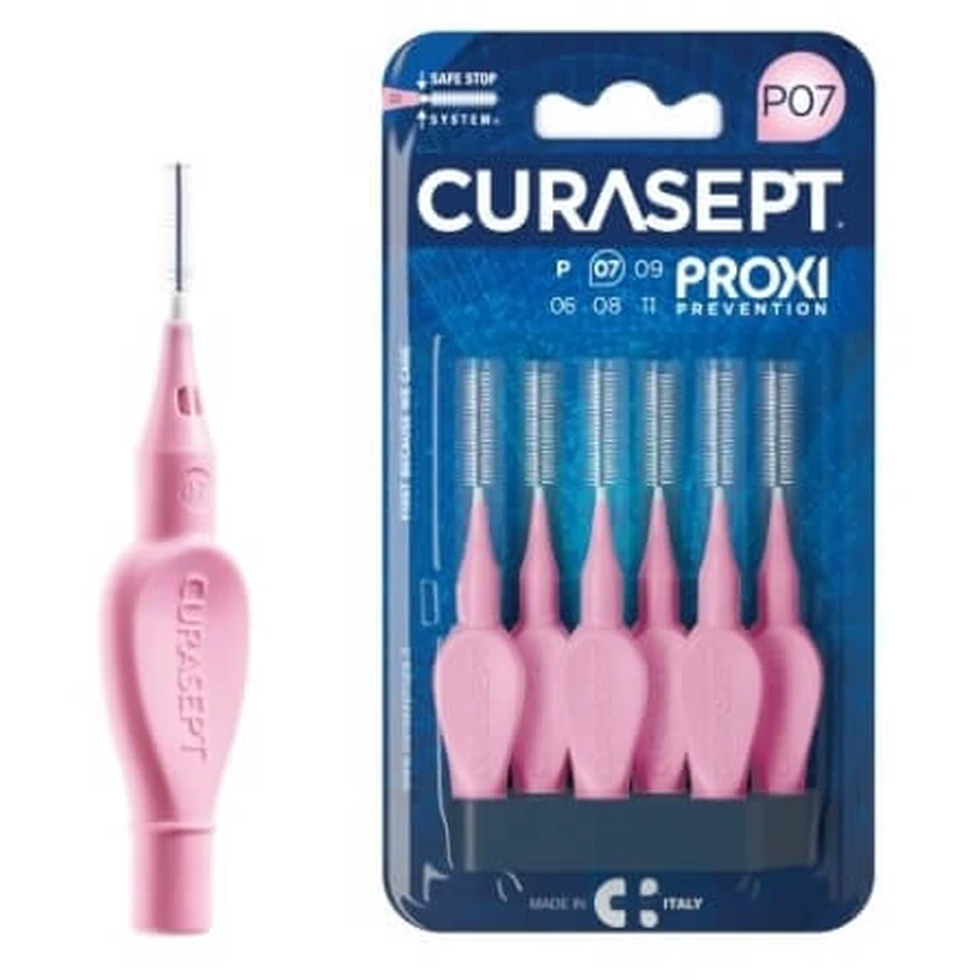 INDENT CURASEPT PROXI P07 Interdentalbürsten rosa 6 ...