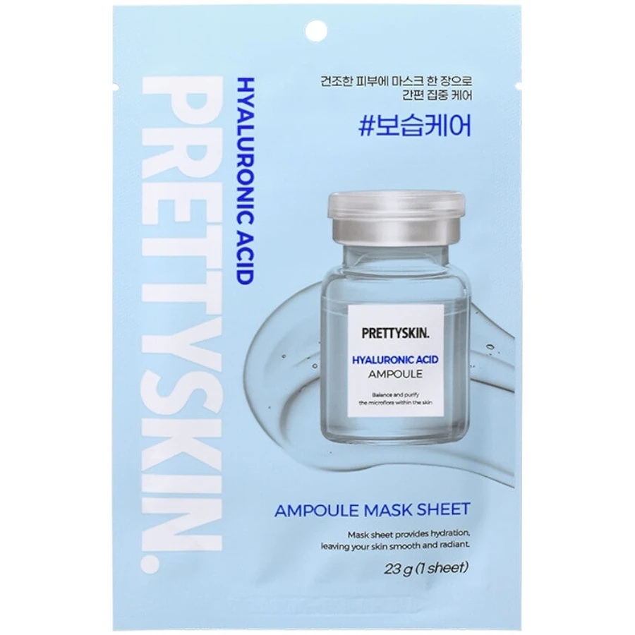 PRETTYSKIN AMPOULE Maskerblad HYALURONIC ACID intensief ...