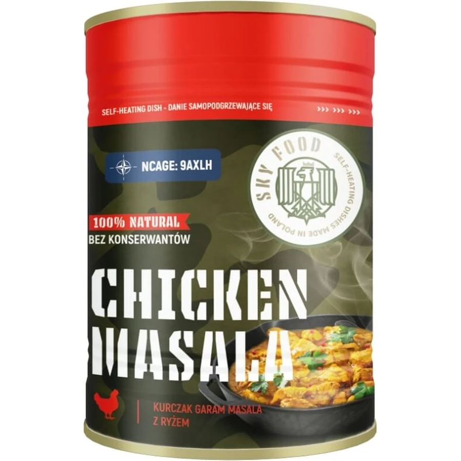 SKY FOOD Poulet garam masala avec riz 400 g
