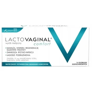 Lactovaginal Comfort, -, glob.vaginal, 14 glóbulos