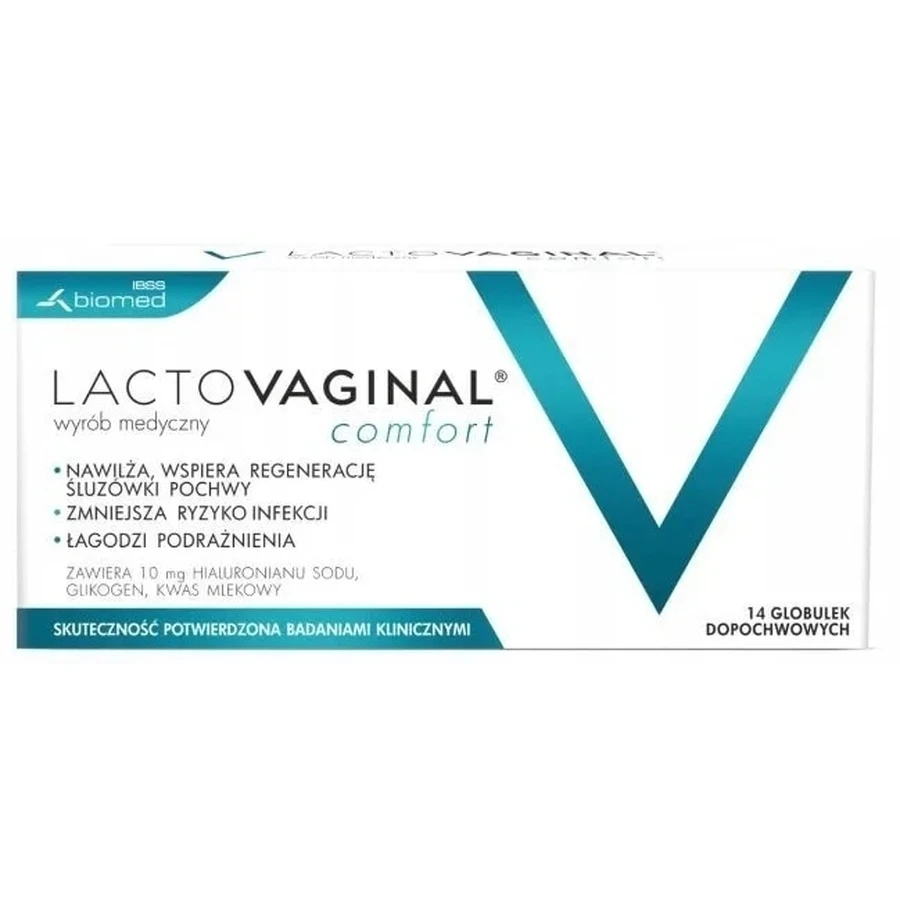 Lactovaginal Comfort, -, glob.vaginal, 14 glóbulos