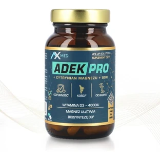 AX MED ADEK PRO Magnesium Boron 60 capsules.