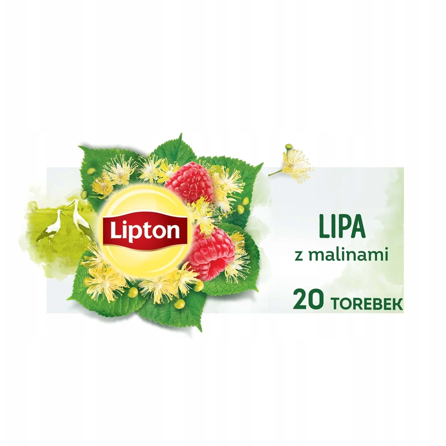 Lipton Linden Rasberry herbal tea 20 sachets